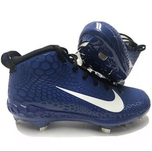 Nike Men's Size 7 Force Zoom Trout 5 Blue Cleats